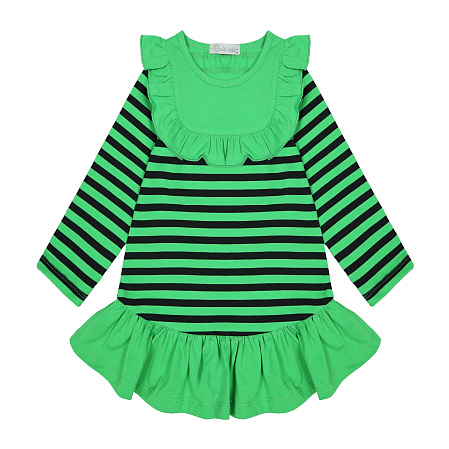 картинка БГ_ЧЗ Платье для девочки 92% х/б 8% лайкра  3-7 лет, BONITO KIDS/BK1709P(ЧЗ)/уп.5шт./меш.355шт. от магазина