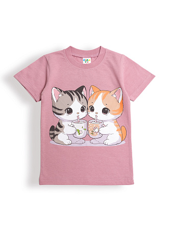 картинка КГ Футболка для девочки 1-4 лет 100% хлопок DIAS KIDS/DK0001D/уп.4шт./меш.1000шт. от магазина