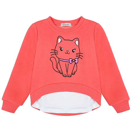 картинка КГ Свитшот для девочки 3-7 лет 85% хлопок 15% пэ BONITO KIDS/BK1369K/уп.5шт./меш.175шт. от магазина