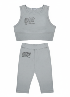 БГ_ЧЗ Комплект для девочки (топ и бриджи) 8-12 лет 92% нейлон, 8% спандекс, BONITO KIDS/BK1747KP(2026)(ЧЗ)/уп.5шт./меш.400шт.