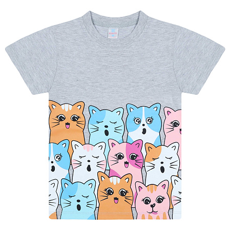 картинка БГ Футболка для девочки 4-8 лет 100% хлопок BONITO KIDS/BK0002D(03-24)/уп.5шт./меш.700шт. от магазина