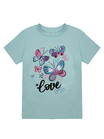 картинка КГ Футболка для девочки 5-8 лет 100% хлопок BONITO KIDS/BK0022D/уп.4шт./меш.700шт. от магазина