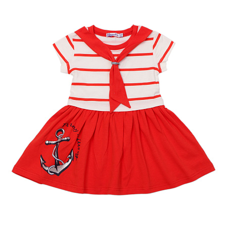 Платье для девочки 2-6 лет 95% хлопок, 5% эластан BONITO KIDS /уп.5шт./меш.300шт от магазина