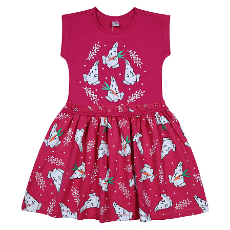 картинка БГ_ЧЗ Платье для девочки 5-8 лет 92% хлопок, 8% лайкра BONITO KIDS/SS6037(ЧЗ)/уп.4шт./меш.360шт. от магазина