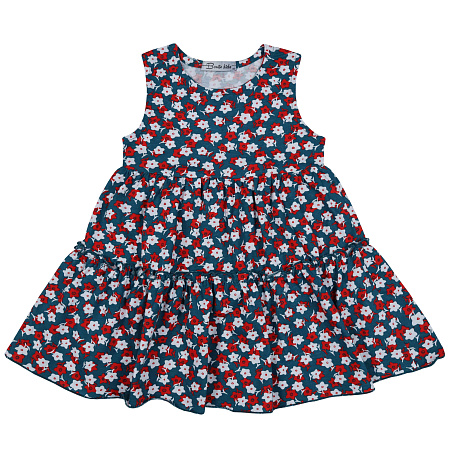 картинка КГ_БГ Платье для девочки 2-6 лет 100% хлопок BONITO KIDS/BK1749P(01-23)/уп.5шт./меш.500шт. от магазина