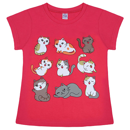 картинка БГ Футболка для девочки 8-12 лет 100% хлопок BONITO KIDS/BK0003(03-24)/уп.5шт./меш.600шт. от магазина