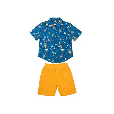 Комплект для мальчика (рубашка и шорты) 2-6 лет 100% хлопок BONITO KIDS /уп.5шт./меш.360шт. от магазина