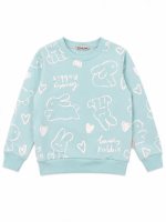 БГ_ЧЗ Толстовка для девочки 3-7 лет 100% хлопок BONITO KIDS/BK1718T(2026)(ЧЗ)/уп.5шт./меш.280шт.