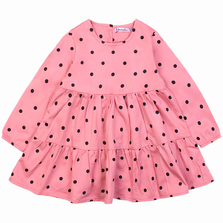 картинка ЧЗ Платье для девочки 3-7 лет 100% Хлопок BONITO KIDS/OP1678(ЧЗ)/уп.5шт./меш.375.шт. от магазина