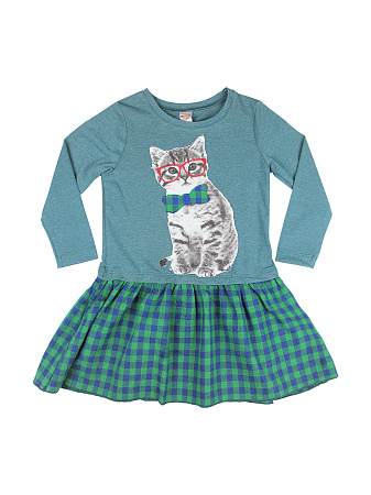 картинка КГ_ОТ Платье для девочки 2-5 лет 60% хлопок, 40% полиэстер BONITO KIDS/OP251П/уп.4шт./меш.360шт. от магазина