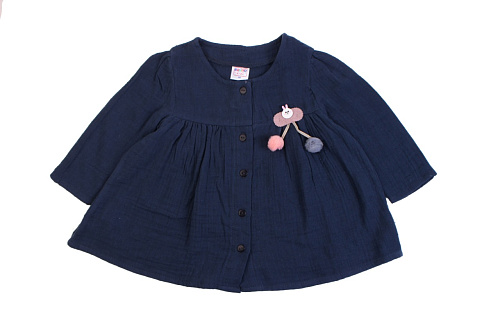 картинка Платье для девочки 68-86 см 100% хлопок BONITO KIDS/OP1314/уп.4шт./меш.416шт. от магазина