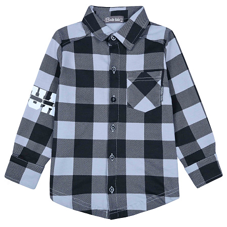  БГ Рубашка для мальчика 3-7 лет 100% хлопок BONITO KIDS/BK1732R23-01/уп.5шт./меш.240шт.