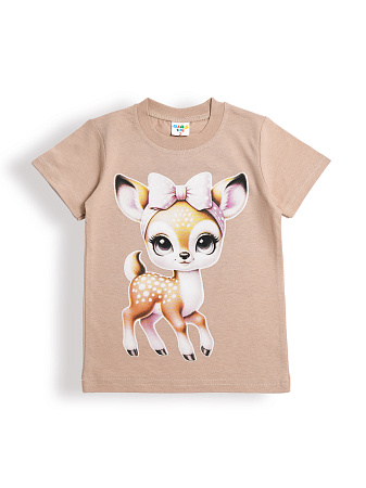 картинка КГ Футболка для девочки 1-4 лет 100% хлопок DIAS KIDS/DK0001D/уп.4шт./меш.1000шт. от магазина