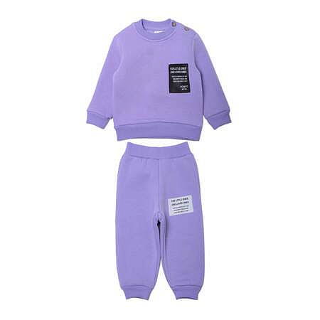 картинка ЧЗ Комплект для девочки (свитшот и штаны) 74-92 см 80% хлопок, 20% полиэстер BONITO KIDS/OP1908(ЧЗ)/уп.4шт./меш.144шт. от магазина