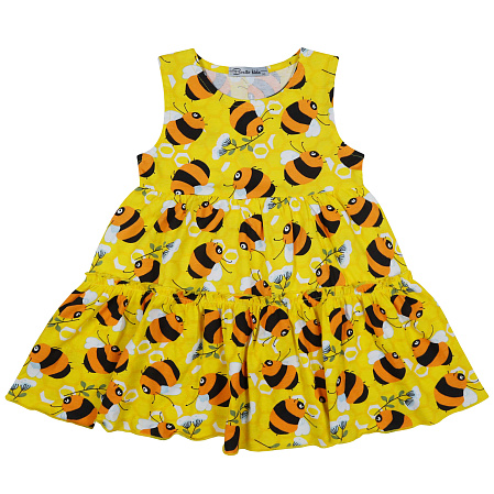 картинка КГ_БГ Платье для девочки 2-6 лет 100% хлопок BONITO KIDS/BK1749P(01-23)/уп.5шт./меш.500шт. от магазина