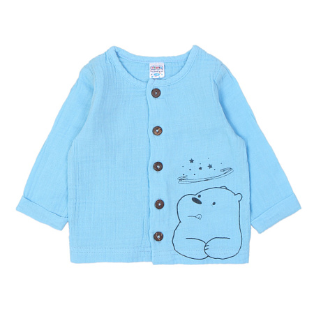 картинка ЧЗ Кофта для детей 68-86 см 100% хлопок BONITO KIDSD/OP1354(ЧЗ)/уп.4 шт./меш.540шт. от магазина