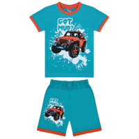 БГ_ЧЗ Комплект для мальчика (футболка и шорты) 1,5-4 лет 100% хлопок BONITO KIDS/BK0004FSHM(11-24)(ЧЗ)/уп.4шт./меш.500шт.