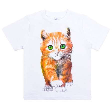 картинка Футболка для девочки 4-8 лет 92% хлопок, 8% лайкра BONITO KIDS/BK6003F/уп.5шт./меш.600шт. от магазина
