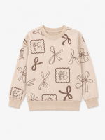 БГ_ЧЗ Толстовка для девочки 3-7 лет 100% хлопок BONITO KIDS/BK1859T(ЧЗ)/уп.5шт./меш.300шт.