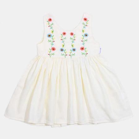 картинка ЧЗ Платье для девочки 3-7 лет 100% хлопок BONITO KIDS/OP1675(ЧЗ)/уп.5шт./меш330.шт. от магазина