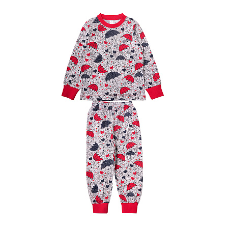 картинка БГ_ЧЗ Пижама для девочки 3-7 лет 100% хлопок BONITO KIDS/SS6121(350шт)(01-24)(ЧЗ)/уп.5шт./меш.350шт. от магазина