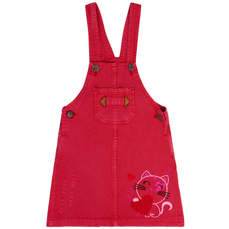 картинка ЧЗ Сарафан для девочки 3-7 лет 100% хлопок BONITO KIDS/OP1666(ЧЗ)/уп.5шт./меш.270 шт. от магазина