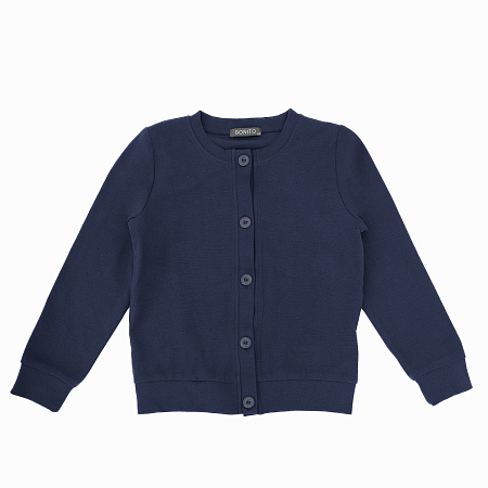 картинка БГ_ЧЗ Кардиган для девочки 7-11 лет, 95% х/б 5% лайкра BONITO KIDS/BK0276K(ЧЗ)/уп.5шт./меш.270шт. от магазина
