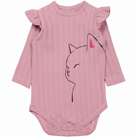 картинка ЧЗ Боди для девочки, 62-86,cm 100% Хб  BONITO KIDS/OP1723/уп.5 шт./меш.480 шт. от магазина