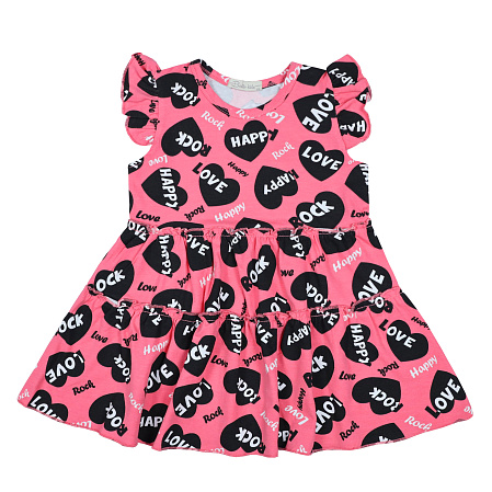 картинка КГ_БГ Платье для девочек 100% х/б 3-7 лет BONITO KIDS/BK1600P(01-22)/уп.5шт./меш.400шт. от магазина