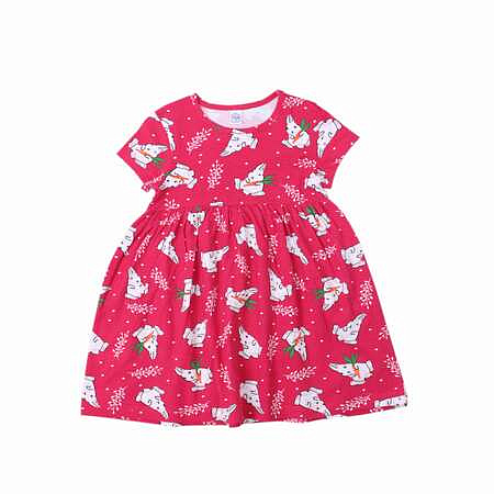 картинка БГ_ЧЗ Платье для девочки 3-7 лет 92% хлопок, 8% лайкра BONITO KIDS/SS6045(ЧЗ)/уп.5шт./меш.375шт. от магазина