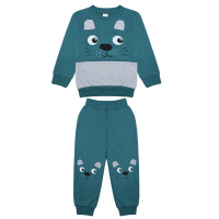 БГ_ЧЗ Комплект для мальчика (свитшот и штаны) 2-6 лет 100% хлопок BONITO KIDS/BK1584КР(08-25)(ЧЗ)/уп.5шт./меш.230шт.
