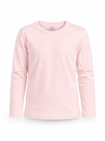 БГ_ЧЗ Лонгслив для девочки 8-13 лет 100% хлопок BONITO KIDS/SS6189LD(ЧЗ)/уп.6шт./меш.300шт.