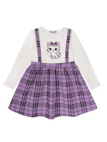 БГ_ЧЗ Платье для девочки 2-6 лет 92% хлопок, 8% лайкра BONITO KIDS/BK1410P(2026)(ЧЗ)/уп.5шт./меш.250шт.