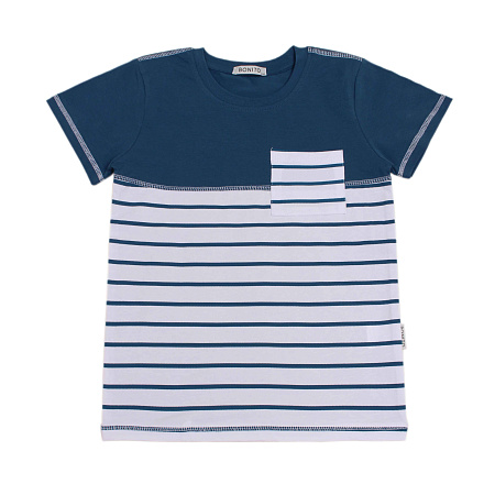 БГ_ЧЗ Футболка для мальчика 8-12 лет 92% хлопок, 8% лайкра BONITO KIDS/SS6049/уп.5шт./меш.400шт. от магазина