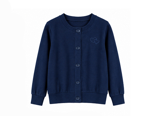 картинка КГ Кардиган для девочки 7-11 лет, 95% х/б 5% лайкра, BONITO KIDS/BK0276K(2026)/уп.5шт./меш.270шт. от магазина