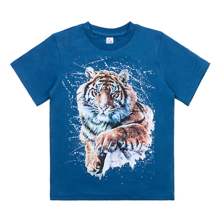БГ_ЧЗ Футболка для мальчика 8-12 лет 92% хлопок, 8% лайкра BONITO KIDS/BK6005F(ЧЗ)/уп.5шт./меш.450шт. от магазина