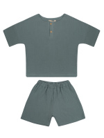 ЧЗ Комплект для мальчика (футболка и шорты) 6-9 лет 100% хлопок BONITO KIDS/OP1938(2026)(ЧЗ)/уп.4шт./меш.220шт.