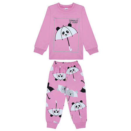 картинка БГ_ЧЗ Пижама для девочки 3-7 лет 100% хлопок BONITO KIDS/BK1771PJ(01-23)(ЧЗ)/уп.5шт./меш.200шт. от магазина