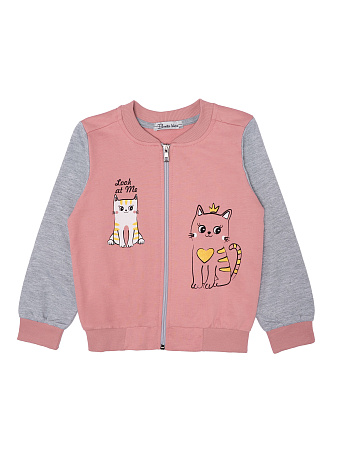 картинка БГ_ЧЗ Бомбер для девочки 2-5 лет 100% хлопок BONITO KIDS/BK1736B(11-25)(ЧЗ)/уп.4шт./меш.400шт. от магазина