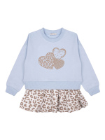 БГ_ЧЗ Платье для девочки 3-7 лет, 100% Хлопок, BONITO KIDS/SS6188P(ЧЗ)/уп.5шт./меш.160шт.