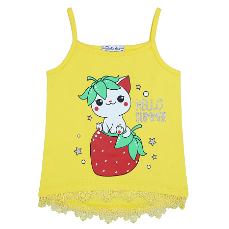 картинка БГ_ЧЗ Майка для девочки 3-7 лет 100% хлопок BONITO KIDS/BK1189M(05-23)(ЧЗ)/уп.5шт./меш.1000шт. от магазина