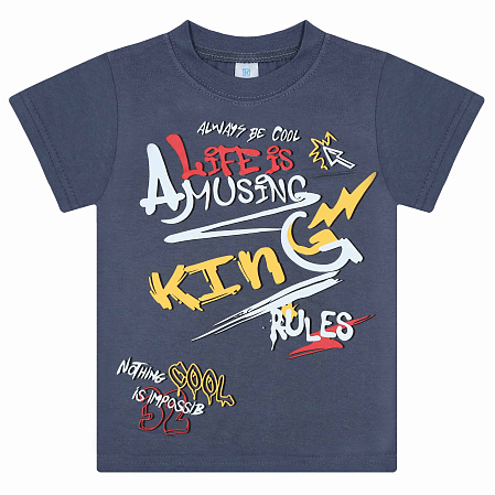 КГ Футболка для мальчика, 4-8 лет, 100% хлопок, BONITO KIDS/BK0002M(05-24)/уп.5шт./меш.700шт. от магазина