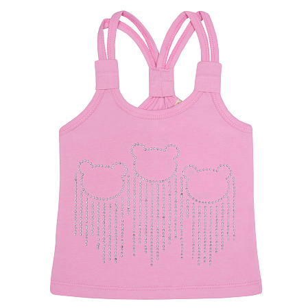 картинка КГ_БГ Майка для девочки 3-7 лет 92% хлопок, 8% лайкра BONITO KIDS/BK1594M/уп.5шт./меш.1000шт. от магазина