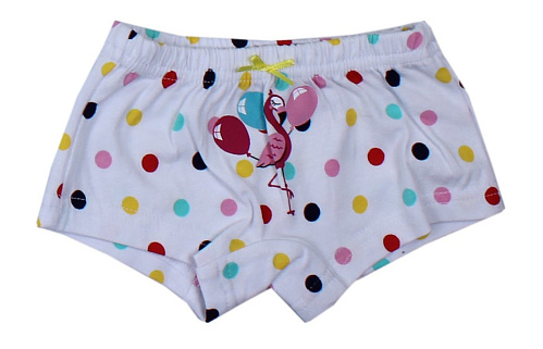 картинка ЧЗ Трусы для девочки 3-7 лет 92% хлопок, 8% лайкра BONITO KIDS/BK1229T(ЧЗ)/уп.5шт./меш.1500шт. от магазина