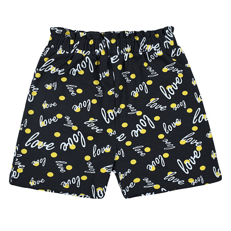картинка ЧЗ Шорты для девочки 3-7 лет 92% хлопок, 8% лайкра BONITO KIDS/BK1601SH(ЧЗ)/уп.5шт./меш.600шт. от магазина