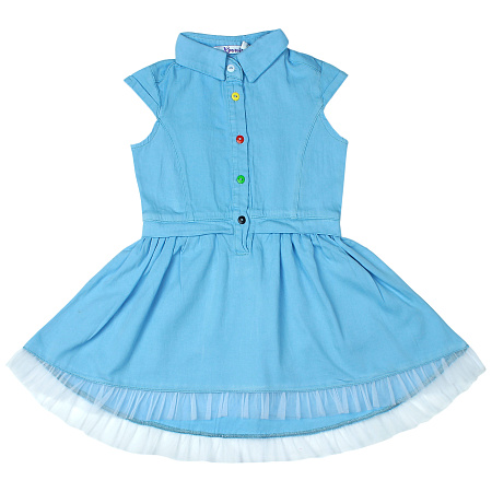 картинка ЧЗ Платье для девочки 3-7 лет 100% хлопок BONITO KIDS/OP887(ЧЗ)/уп.5шт./меш360шт. от магазина